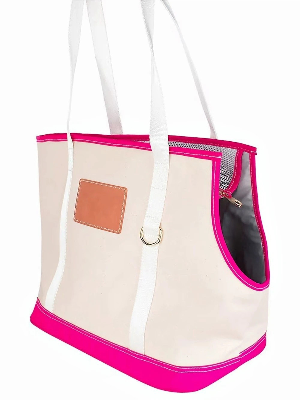 NWT Boulevard Fido dog pet carrier tote bag pink DISCONTINUED